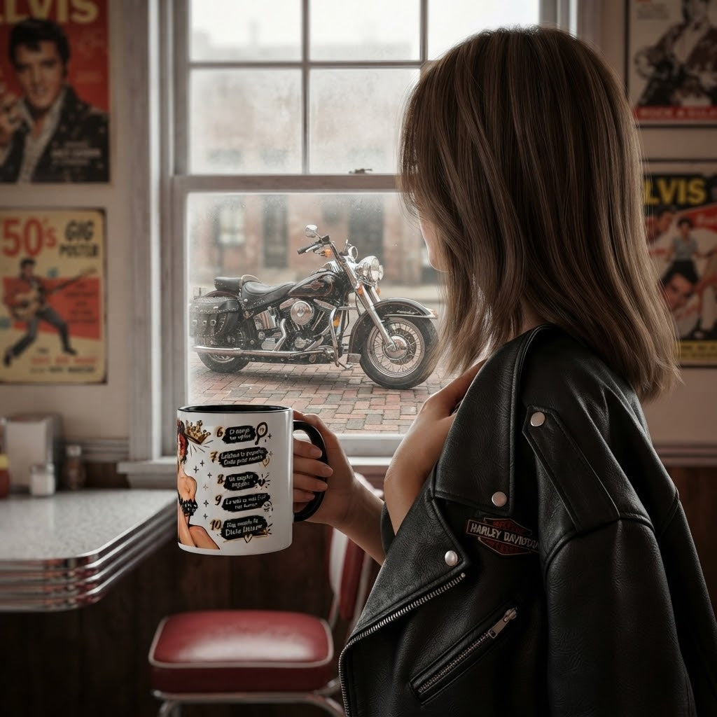 TAZA LOS 10 MANDAMIENTOS DE LA DIOSA