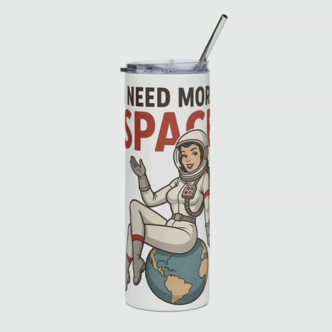 Vaso de Acero Inoxidable Galaxia - Botella Térmica                           "I Need More Space"