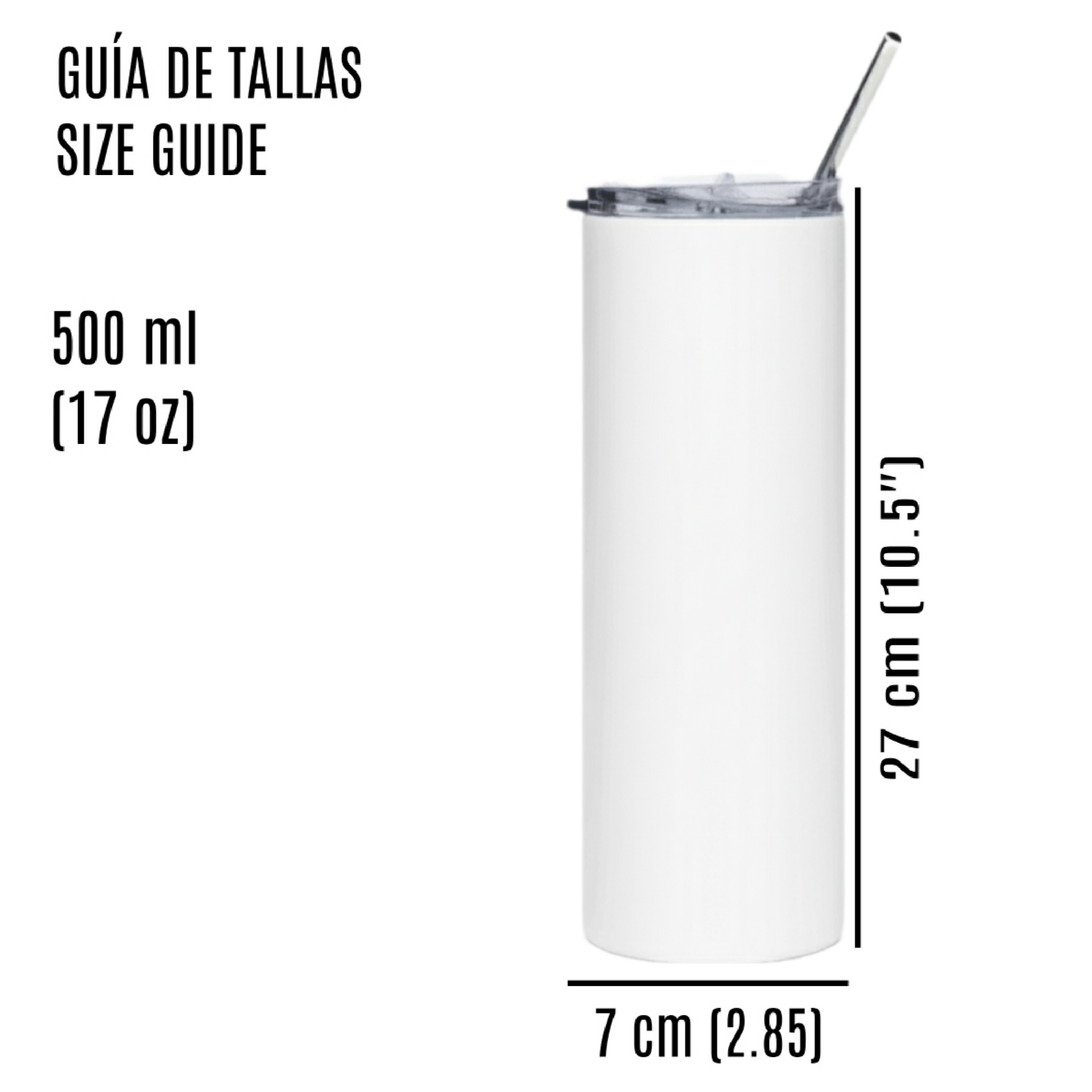 Vaso de Acero Inoxidable para Escritora - Botella Térmica    "Write Your Own Story"