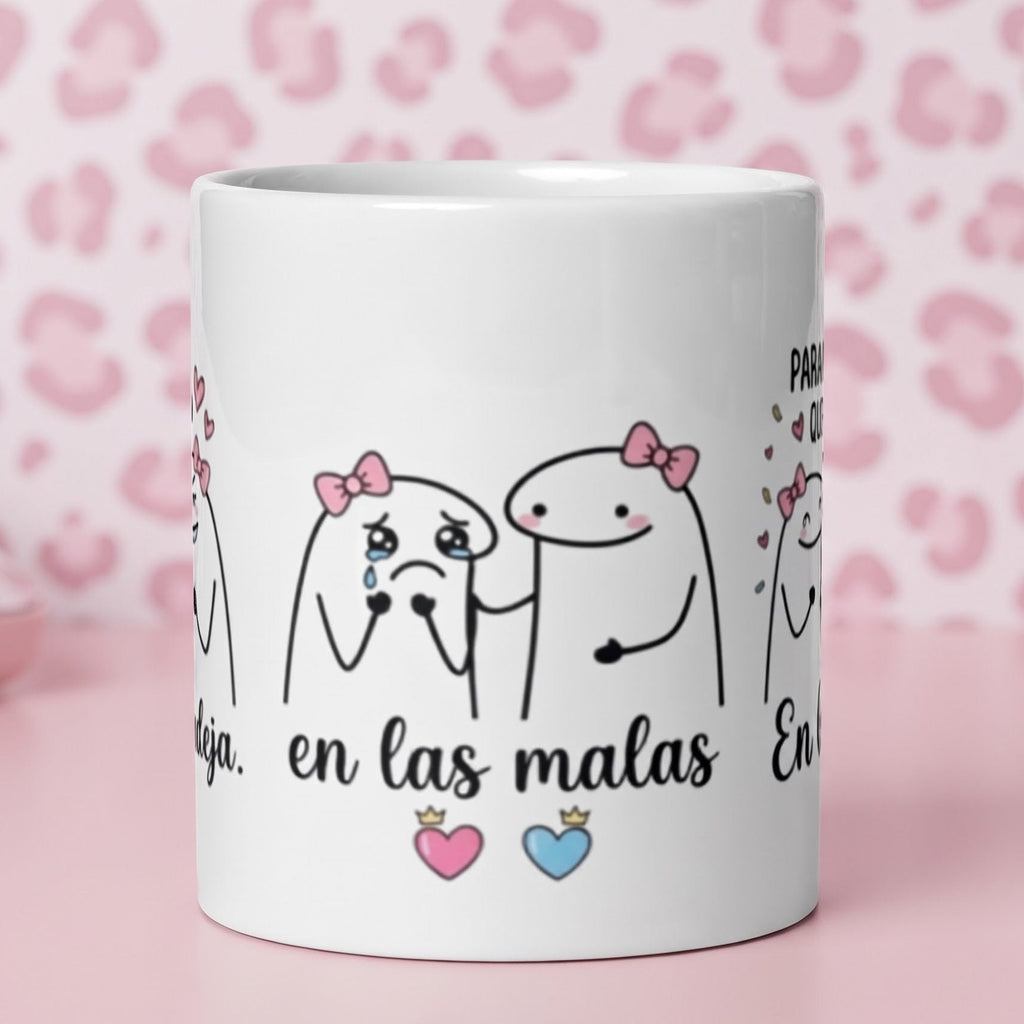 Taza "Para mi mejor amiga… en las buenas y en las malas"