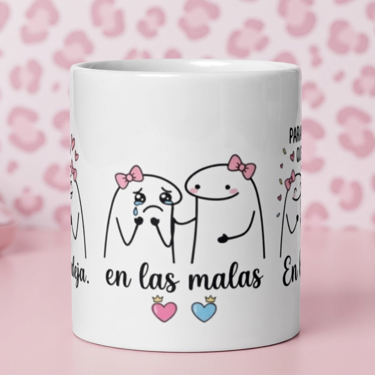 Taza "Para mi mejor amiga… en las buenas y en las malas"